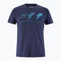 Maglietta Babolat Drive in cotone blu heritage da uomo