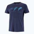 Maglietta Babolat Drive in cotone blu heritage da uomo 3