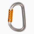 Moschettone da arrampicata Petzl Am'D Triact-Lock TL argento 2
