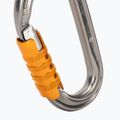 Moschettone da arrampicata Petzl Am'D Triact-Lock TL argento 3