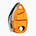 Petzl Grigri + dispositivo di assicurazione arancione
