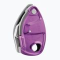 Petzl Grigri + dispositivo di assicurazione viola
