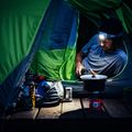 Lampada frontale Petzl Tikkina blu 2