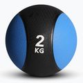 Palla medica Sveltus in gomma 2 kg blu/nero 2