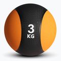 Palla medica Sveltus in gomma 3 kg arancio/nero 2