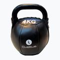 Kettlebell Sveltus Soft PU 4 kg nero