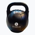 Kettlebell Sveltus Soft PU 6 kg nero