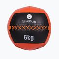 Sveltus Wall Ball 6 kg nero/rosso