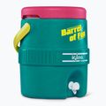 Igloo Retro Barrel Of Fun 2 Gallon 7,6 litri Serbatoio dell'acqua color giada scuro/magenta scuro/giallo vivo 2