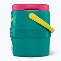 Igloo Retro Barrel Of Fun 2 Gallon 7,6 litri Serbatoio dell'acqua color giada scuro/magenta scuro/giallo vivo 5