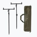 Carp Spirit 2/4 Rod Support Set nero ACS370004