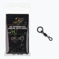 Carp Spirit Carp Spinner Rig Swivel + Ring nero ACS290022