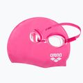 Set bambini arena Occhiali da piscina + Cappellino fucsia chiaro/fucsia bianco