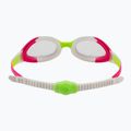 Occhialini da nuoto per bambini arena Spider lime fucsia/bianco trasparente 5