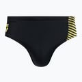 Slip da bagno arena uomo Espiral Brief nero/verde tenue