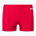 Boxer da bagno arena da uomo Solid Short rosso/bianco