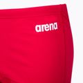 Boxer da bagno arena da uomo Solid Short rosso/bianco 3