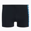 Boxer da bagno arena Floater Short nero/turchese da uomo