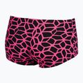 Boxer da bagno arena Carbonics a vita bassa nero/rosa da uomo 5