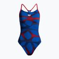 Costume da bagno intero donna arena Spider Booster Back One Piece royal/red