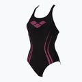 Costume da bagno intero donna arena Isla One Piece nero/prugna/rosa di frassino 4