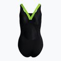 Costume da bagno intero donna arena Shadow One Piece nero/foglie 2