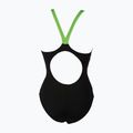 Costume da bagno intero donna arena Shadow One Piece nero/foglie 5