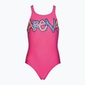 Arena Sparkle Costume da bagno intero per bambini L fresia rose/mango 4