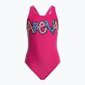 Arena Sparkle Costume da bagno intero per bambini L fresia rose/mango