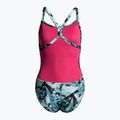 Costume da bagno intero donna arena Glitch One Piece L nero/rosa 2