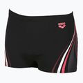 Boxer da bagno da uomo arena One Serigraphy nero/rosso fluo 4