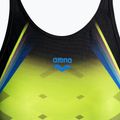 Costume da bagno intero donna arena One Placed Print One Piece nero/verde morbido 3