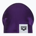 Arena Logo Cuffia da nuoto viola stampata