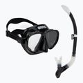 Arena Premium Snorkeling Set nero/chiaro/nero