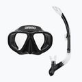 Arena Premium Snorkeling Set nero/chiaro/nero