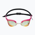 Occhiali da nuoto Arena Cobra Ultra Swipe Mrirror giallo rame/rosa 2