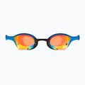 Occhialini da nuoto Arena Cobra Ultra Swipe Mirror yellow copper/blue 7