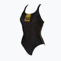 Costume da bagno intero donna arena Basics Swim Pro Back One Piece nero/squalo 3