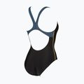 Costume da bagno intero donna arena Basics Swim Pro Back One Piece nero/squalo 4