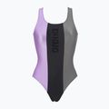 Costume da bagno donna arena Just O Back One Piece squalo/nero/provenza 5
