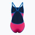 Costume da bagno intero donna arena Team Stripe Super Fly Back One Piece freak rose/royal 2