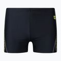 Boxer da bagno arena da uomo Twist Short nero/verde tenue