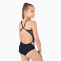 Arena Kitties Super Fly Back Costume da bagno intero per bambini Nero/Bianco 3