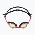 Occhiali da nuoto Arena Cobra Swipe Mirror giallo rame/rosa 2