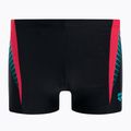 Boxer da bagno arena uomo Threefold Short nero/nero/anguria