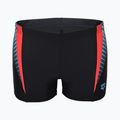 Boxer da bagno arena uomo Threefold Short nero/nero/anguria 4