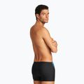 Boxer da bagno arena uomo Threefold Short nero/nero/anguria 7