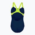 Costume intero per bambini arena Swim Pro Back One Piece navy/verde morbido 5