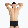 Boxer da bagno a vita bassa da uomo arena Team Swim Solid bianco/nero 5