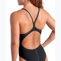 Costume da bagno intero donna Arena Team Light Drop Solid black/white 9